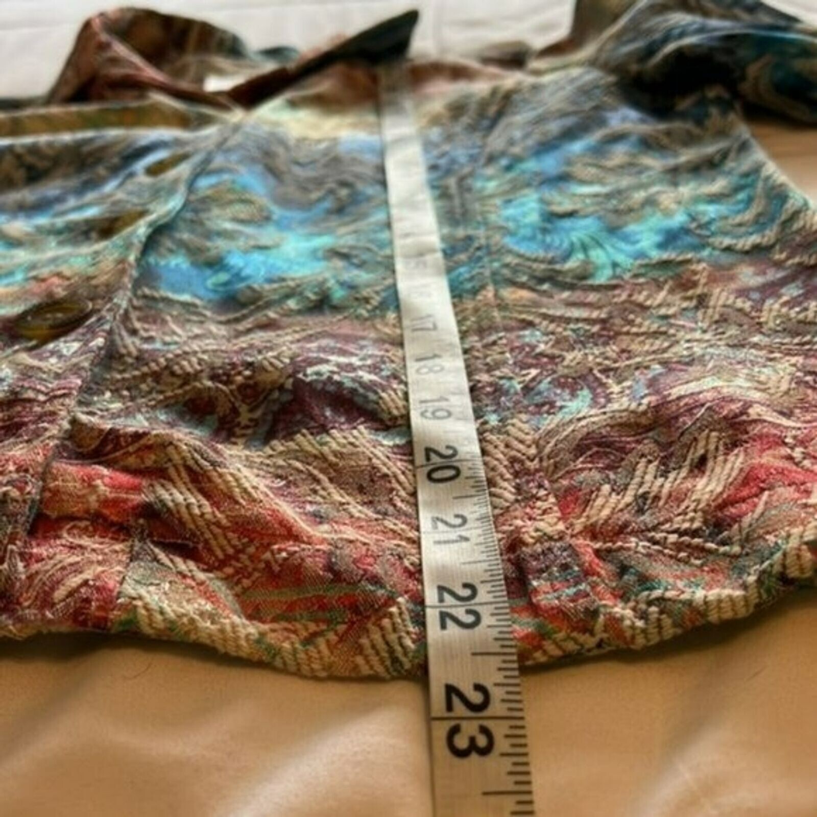 Coldwater Creek Jacket, Multicolor, Button Closur… - image 10