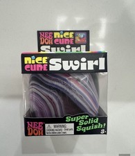 NeeDoh Nice Cube Purple, Pink, And White Swirl Hard To Find TikTok Viral NEW