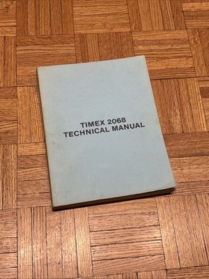 1984 Timex Sinclair 2068 Personal Color Computer TECHNICAL MANUAL