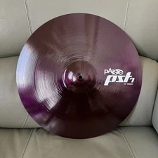 PAiSTe PST-7 Metallic Color Crash Cymbal 18" Limited Edition Used