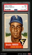 1953 Topps #66 Minnie Minoso White Sox HOF PSA 6 - EX/MT