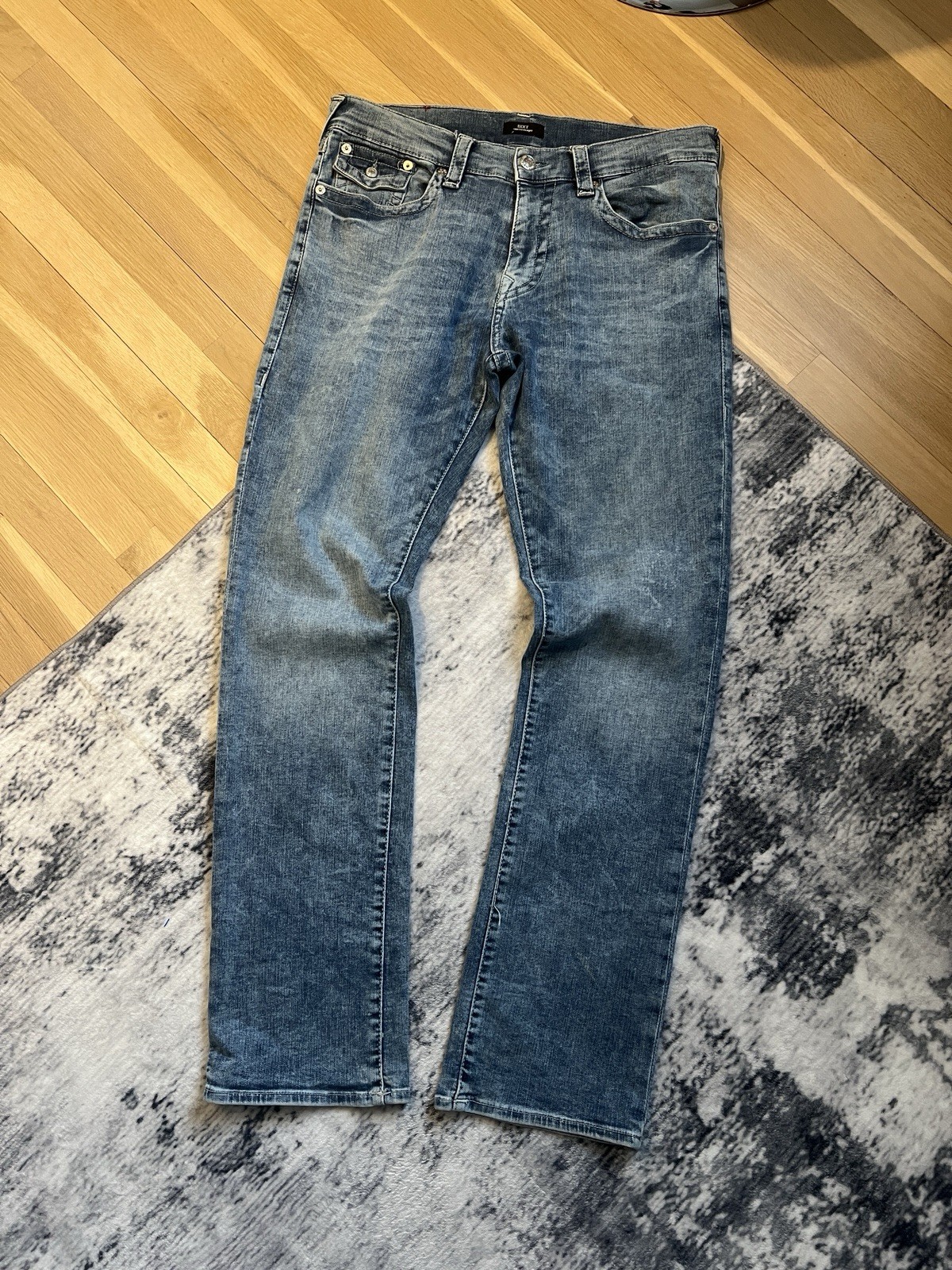 Y2K True Religion Ricky Denim Blue Size 34 thumbnail 2