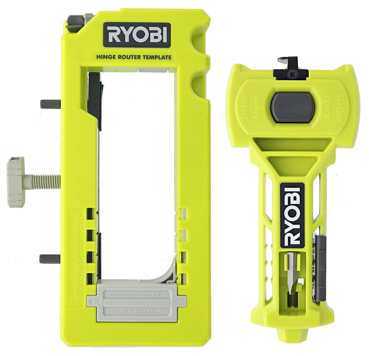 Ryobi A99HT3 Door Hinge Installation Kit/Mortiser Template Bundled
