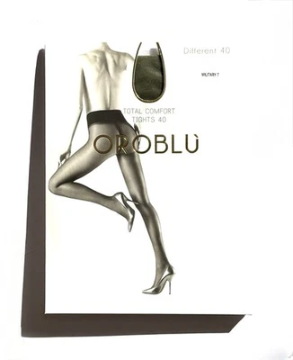 Oroblu Total Comfort Tights 40 Den Size S Small Color Military 7 (khaki green) - Bild 1 von 4