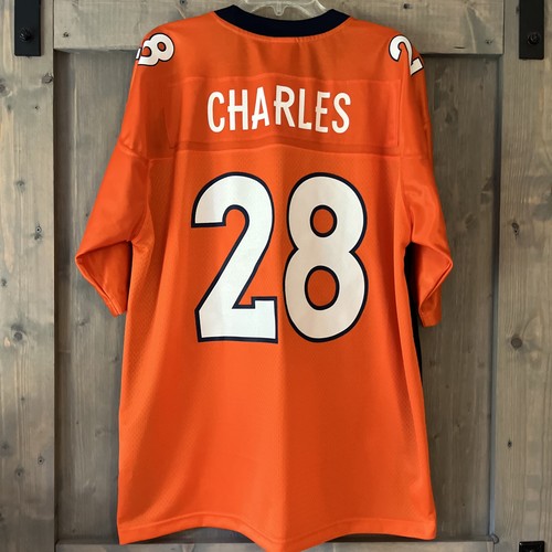 NFL Proline Broncos Jersey #28 Jamaal Charles Men's XL - Picture 7 of 8