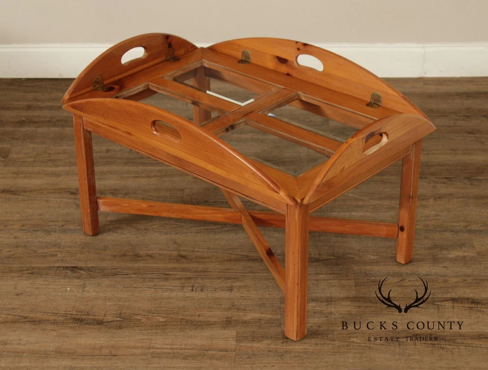 Кофейный столик со стеклянной поверхностью Thomasville Pine Butler's Tray - Изображение 2 из 4