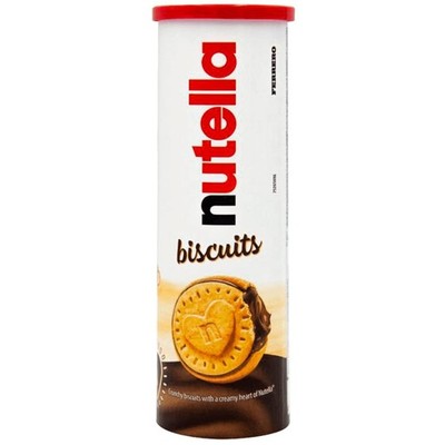 Nutella Cookies With Hazelnut Spread Filling In A Crush Tube, 100g, Pack of 20