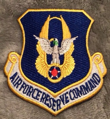 USAF US Air Force Reserve Command Crest Insignia Badge Full Color Patch V1