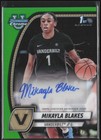 2024 Bowman Chrome University Basketball Green Refractor Mikayla Blakes #55