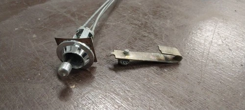 OEM 1967 - 1972 Mopar Remote Mirror Interior Bezel Nut & Control Knob A B Body 