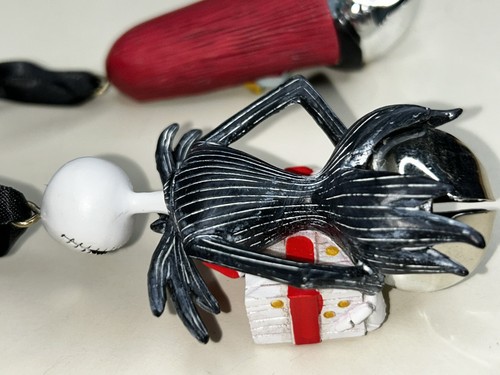 Disney Parks Nightmare Before Christmas Jack & Sally Bell Ornament Set Neu mit Etikett - Bild 7 von 11