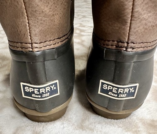 Botas Sperry Top-Sider para mujer de agua salada marrón talla 8 - Imagen 5 de 9
