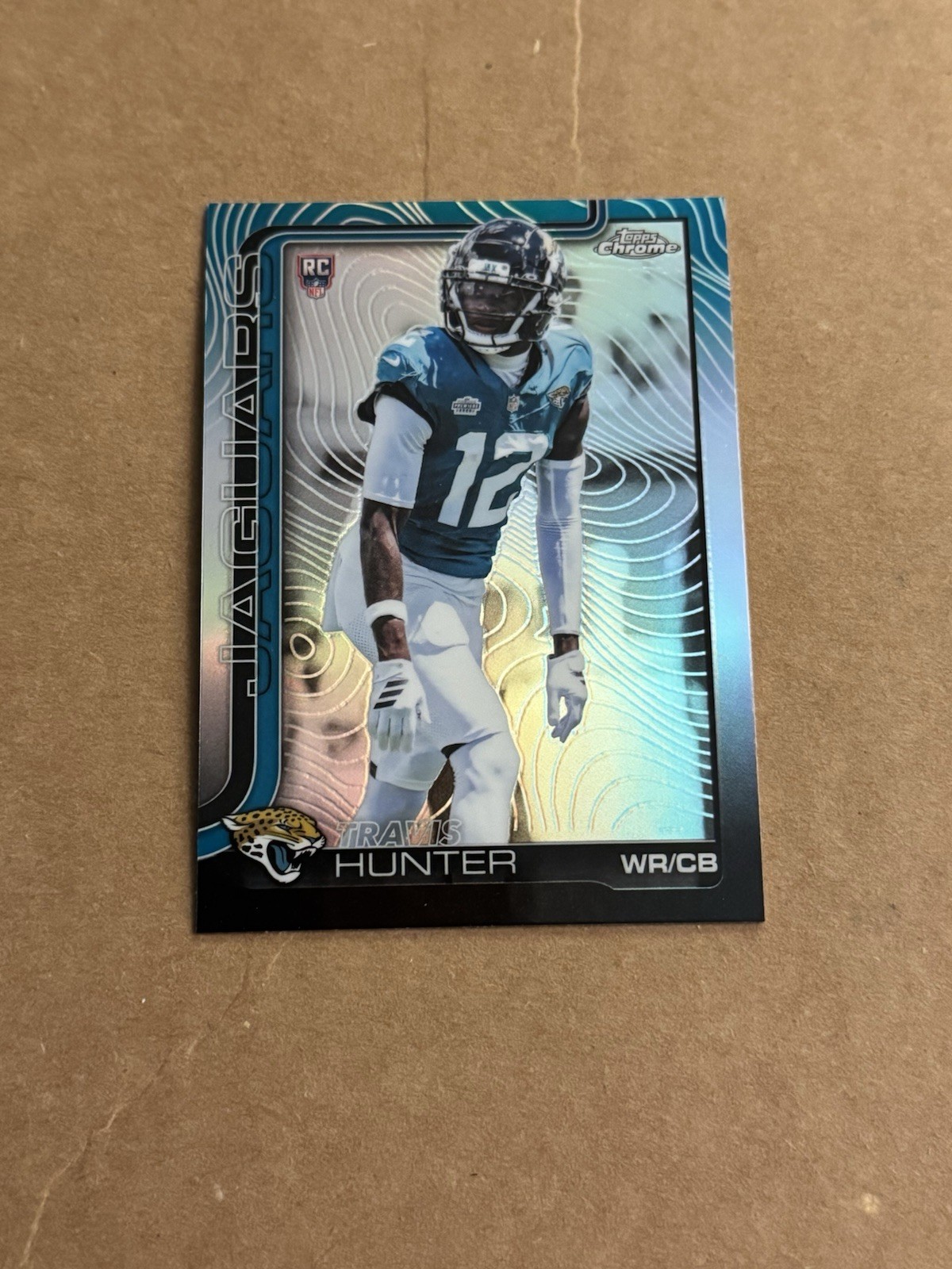 2025 Topps Chrome Travis Hunter Etch Rookie Variation #332