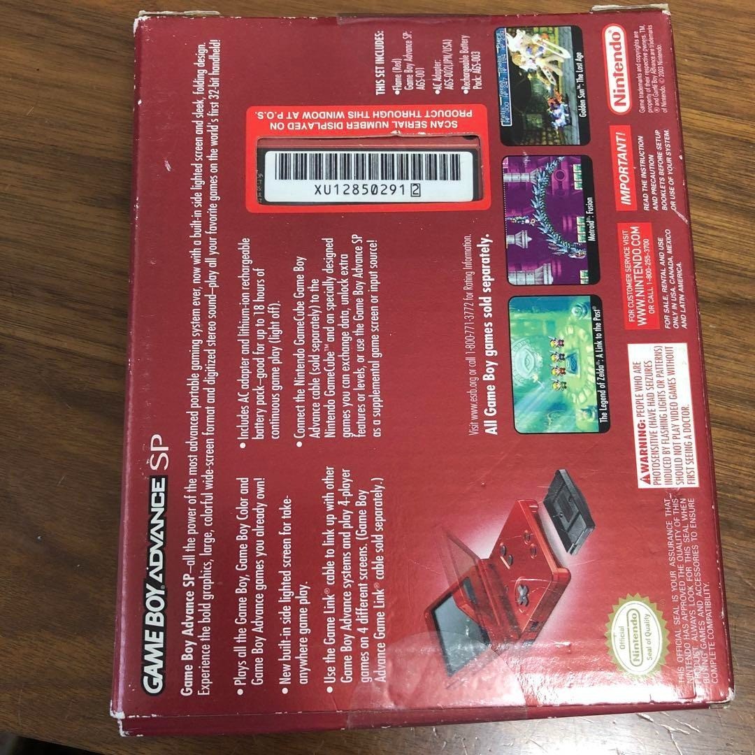Gameboy Advance SP rouge (Gebraucht) in Bernex für CHF 65 – mit