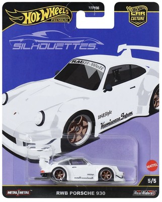 Hot Wheels Silhouettes RWB ポルシェ930 黒&白 HOT WHEELS RWB PORSCHE 930 SILHOUETTES CAR CULTURE PREMIUM | eBay
