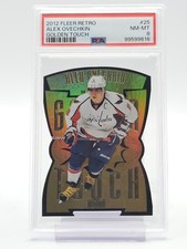 ALEX OVECHKIN 2012-13 FLEER RETRO GOLDEN TOUCH /25 #25 CAPITALS PSA 8 Q0M-613