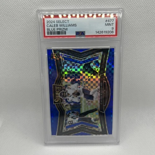 2024 Panini Select - Field Level Caleb Williams #477 Blue Prizm /75 (RC)
