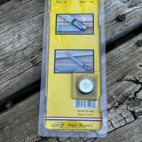 iGaging 8" 2-in-1 Digital Protractor & Angle Rule - New - Picture 6 of 6