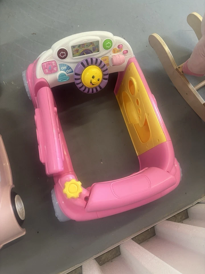 Brinquedo de aprendizagem para bebês Fisher-Price rir e aprender a rastejar ao redor do carro centro de atividades - Imagem 2 de 2
