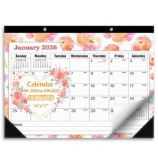 Desk Calendar 2026-2027 Wall Calendar 2 in 1 Monthly Desk Calendar 2026 from JAN