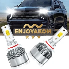 For Chevrolet Tahoe 1995-2021 Car LED Headlights Kit High Beam Bulbs 6000K White