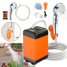 Portable Camping Shower Shower Pump Outdoor Shower Kit 6000mAh Rechargeable