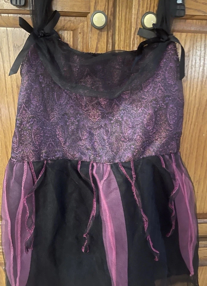 Vestido Disfraz Punk Pixie Niño Talla Grande Niñas Nuevo Con Etiquetas Foto 3 de 4