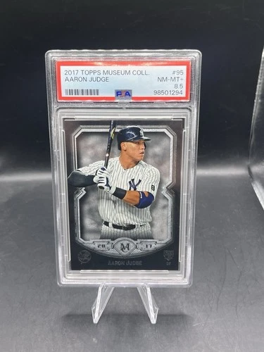 2017 Topps Museum Collection Aaron Judge Rookie Card RC SP #95 PSA 8.5