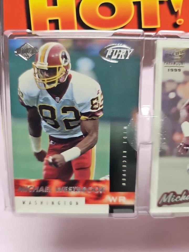Washington Redskins 1999 coleccionable ¡Al rojo vivo! Tarjetas de The Fairfield Company Foto 4 de 4