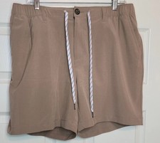 Chubbies The Tahoes Men's 6" Everywear Shorts XL Brown Stretch Casual NWT