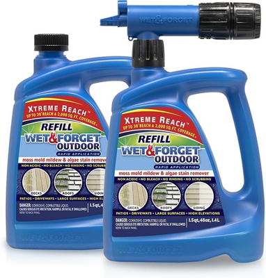 #ad Wet amp; Forget Outdoor 48 Fl Oz Pack of 2 Xtreme Reach Hose End amp; Refill $87.50