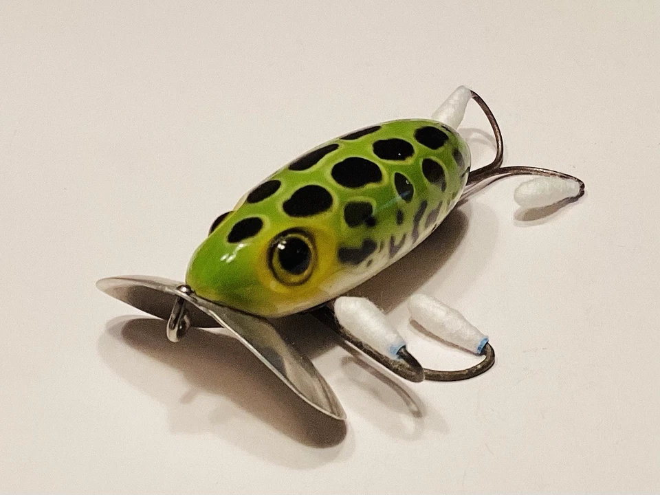 Винтажный довоенный Arbogast Jitterbug (вертикальные винты использовались только в 1941 году) - Изображение 3 из 4