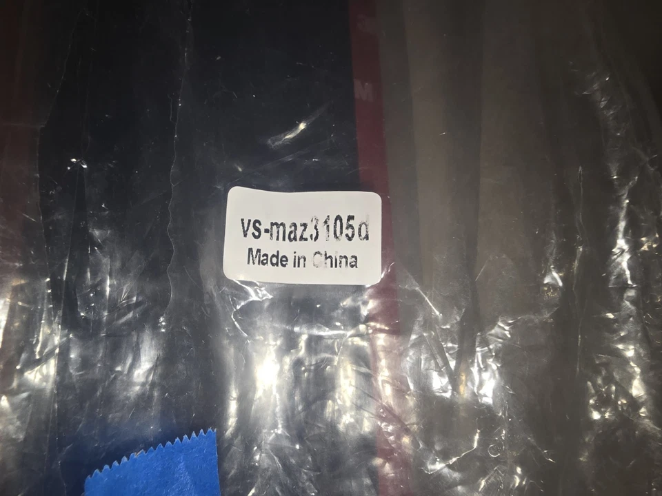 Protector de lluvia Mazda 3 Hatchback 2010-2013 2 piezas visera conjunto ventanas traseras NUEVO Foto 4 de 4