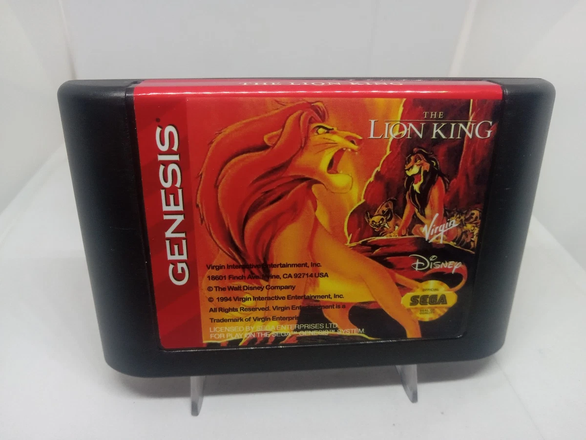 ROI LION KING Konig Lowen Sega mega drive Boxed Pal.Boîte+ jeu