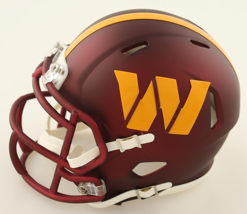 Brian Robinson Jr. Signed Washington Commanders Mini-Helmet (PSA) 3rd Round Pick - Picture 2 of 7