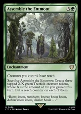 Assemble the Entmoot 0036 Non Foil Rare LOTR Commander MTG Near Mint