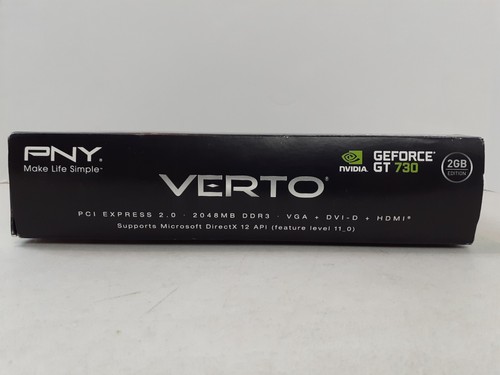 PNY GeForce GT730 2GB DDR3 Video Graphics Card 2048MB with Installation Disc 325 - Picture 13 of 14