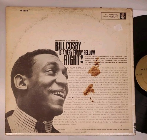 Bill Cosby Is A Very Funny Fellow Right! 1963 WS-1518 VG+ - Picture 7 of 19