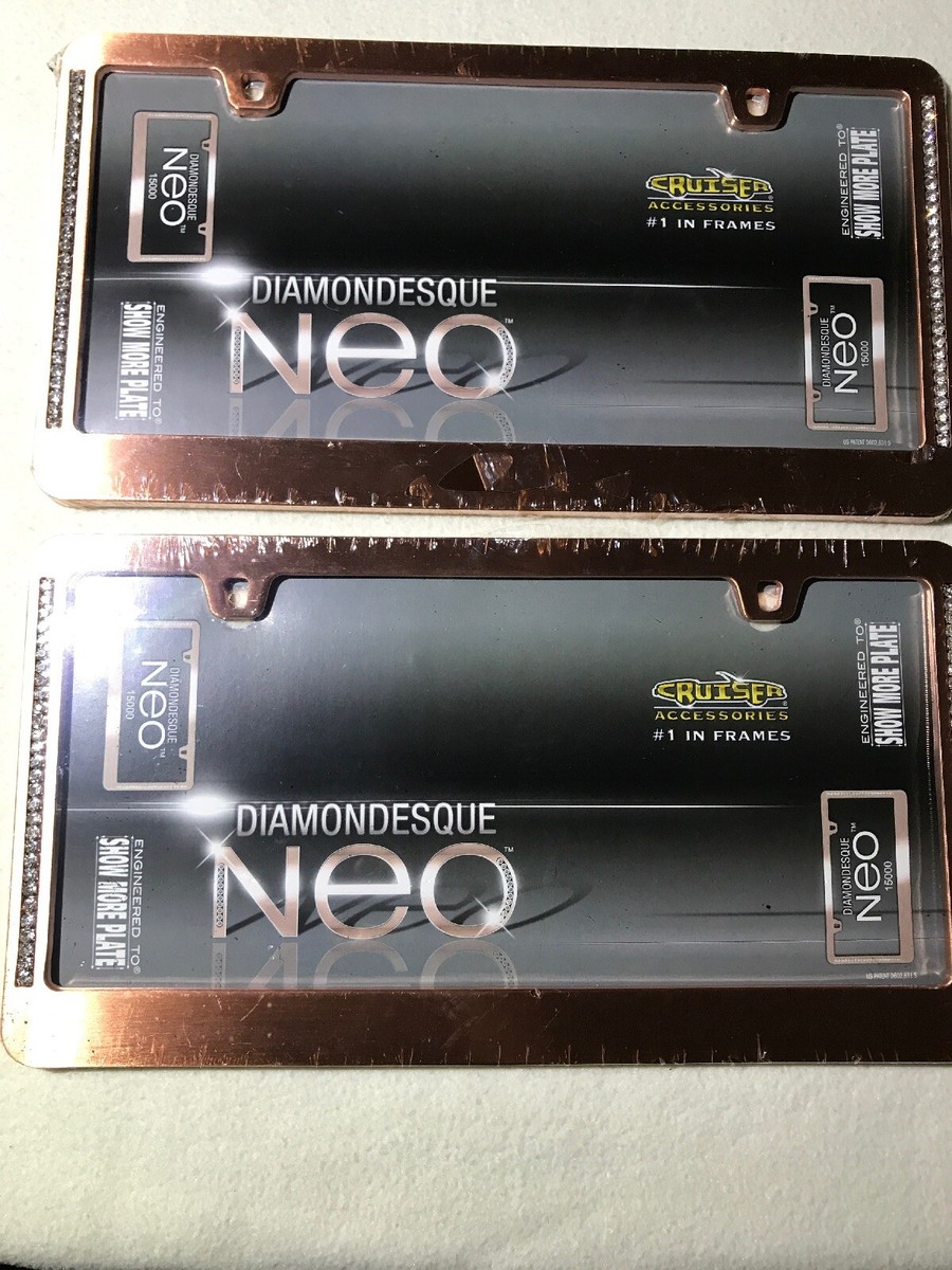 2) Cruiser Accessories 15000 NEO Diamondesque Rose Gold License