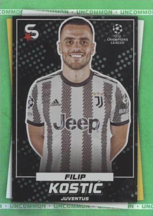 2022-23 Topps UEFA Club Competitions Superstars Filip Kostic #88 - 1 of 1