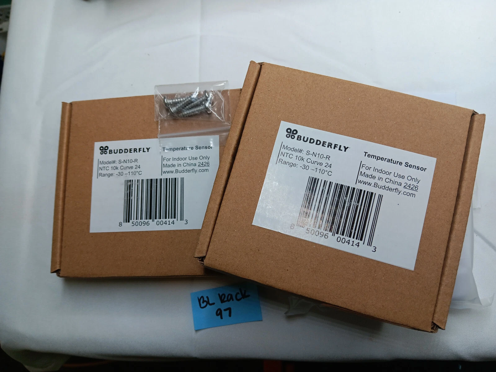 (Lot of 2) Wi-Fi Smart Thermostat Budderfly S-N10-R Sensor