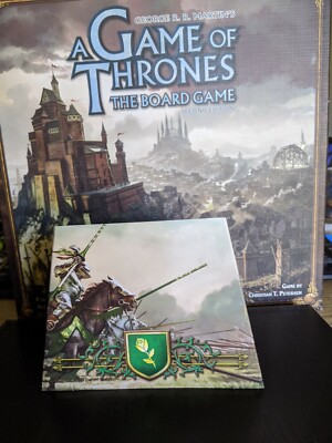 A Game of Thrones Board Game 2nd Edition Parts Cards Token Int'l Buyers Welcome
