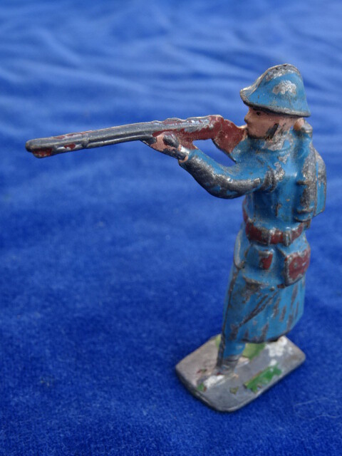 Figurine Plomb WWI Attelage Poilus - Blanchérie Frères ? - Échelle 21mm