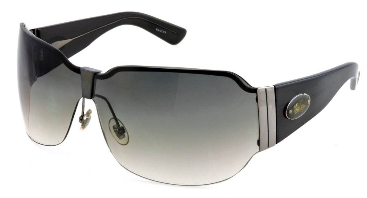 GUCCI　サングラス　 2768F/S GUCCI GG2768/F/S RLT44 74mm Black Gray Gunmetal Shield Sunglasses