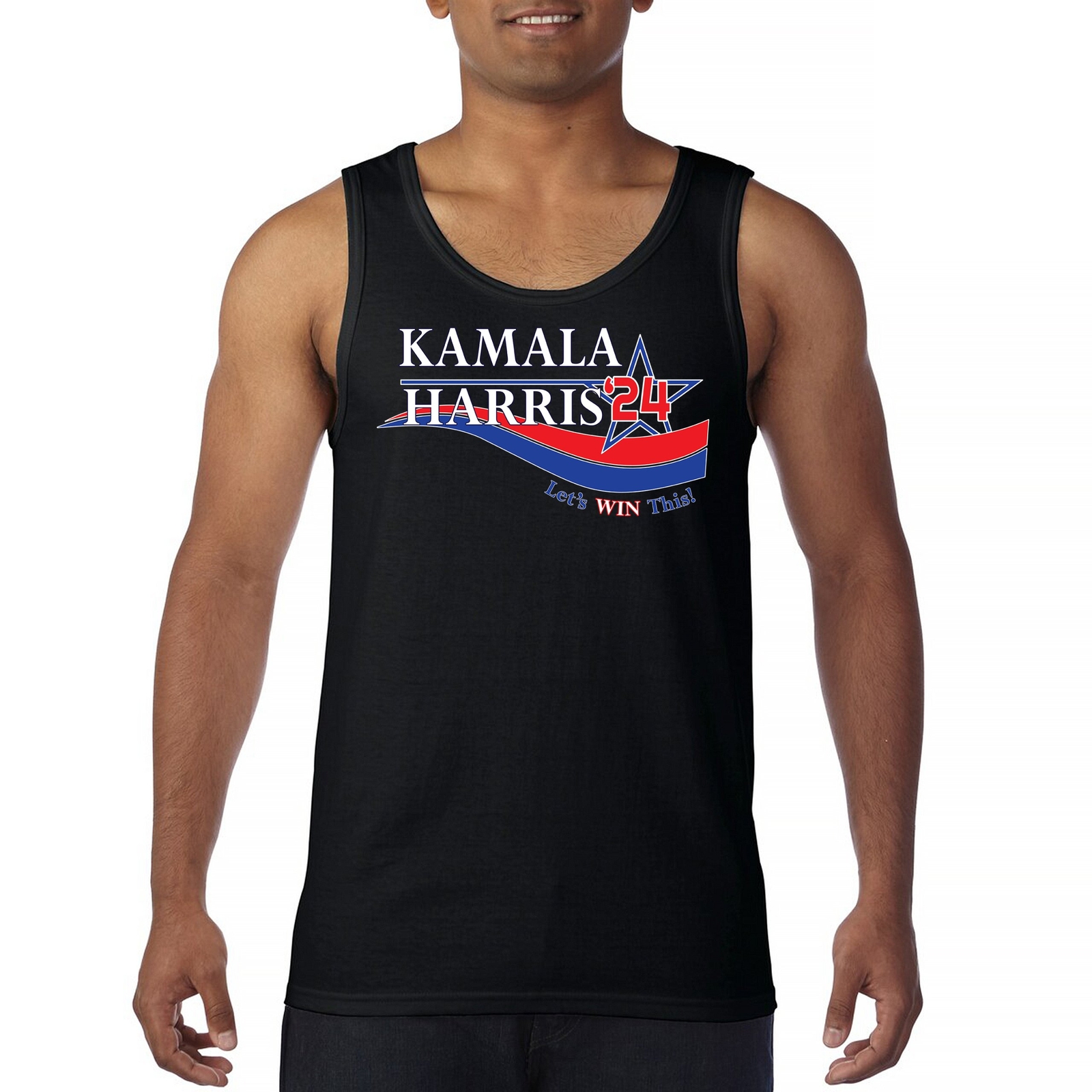 ALTRA Top da uomo 24 canotta Kamala Harris Let's Win This Madame President Im Speaking