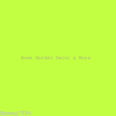 Neon Lime Green Plain Color Vinyl Contact Paper Wall Shelf Liner Peel & Stick 