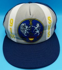 US NAVY 91st SERVICES SQUADRON USN hat vintage adjustable snapback cap USA Made