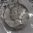 1942 Liberty Head 'Mercury' Dime - Very Good+ Cond in Littleton Packaging