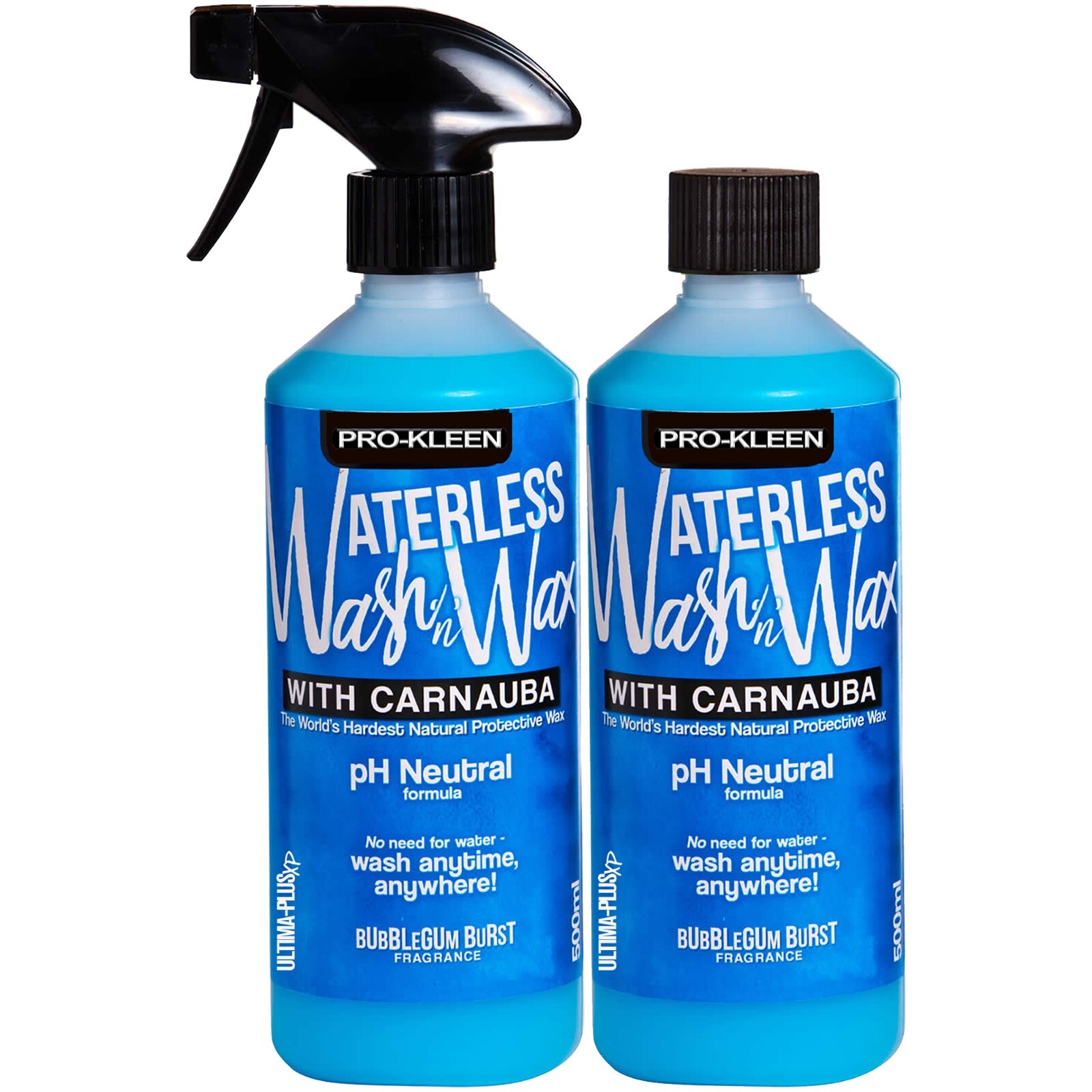 ProKleen Car Waterless Wash & Wax pH Neutral Carnauba Cleaner Valet Bubblegum 1L