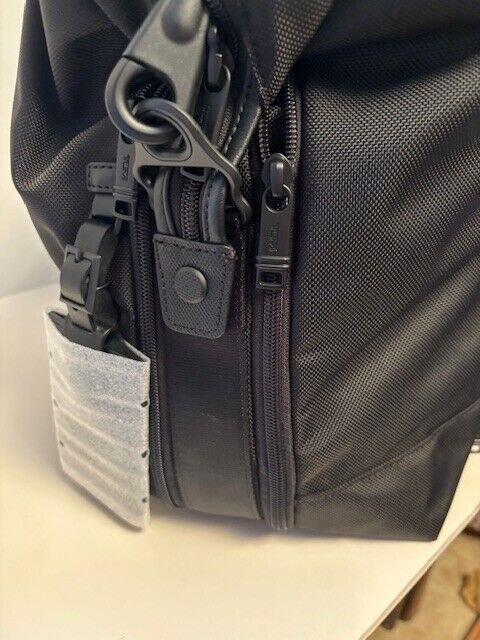 Tumi Black Alpha 3 Double Expansion Satchel - (02203159D3 Tumi Black Alpha 3 Double Expansion Satchel - (02203159D3